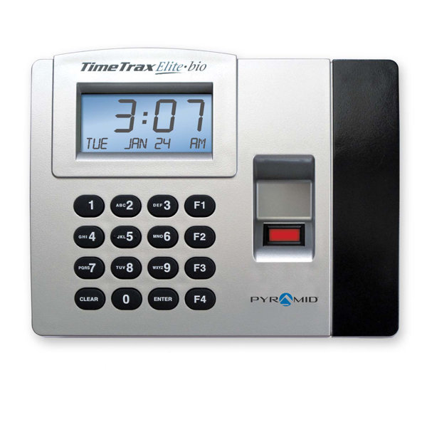 Pyramid TimeTrax Elite Biometric Time Clock System Wayfair